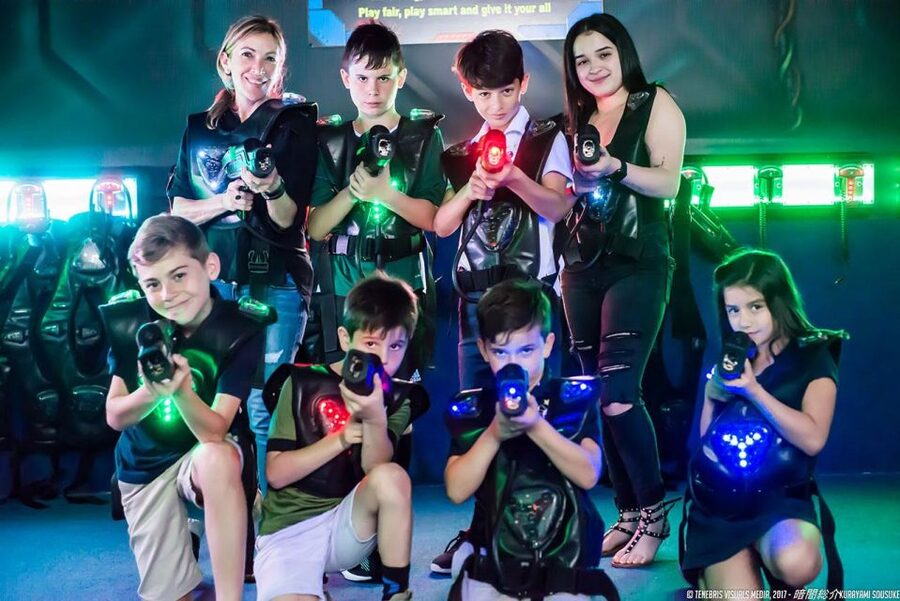 1 Hour of Unlimited Attractions & Arcade Games - Laser tag arena and bumper cars: the energy you came for