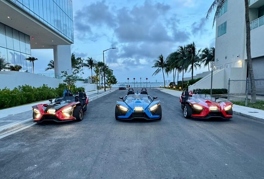 2 Hours Slingshot Rental Miami - We The Best !! - What a 2-hour Polaris Slingshot rental feels like in Miami