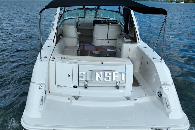 37 Ft Yacht Yacht for 2 or 4 hours, Bluetooth, In the Miami Bay - Price and Total Cost: What You Pay Versus What You Add