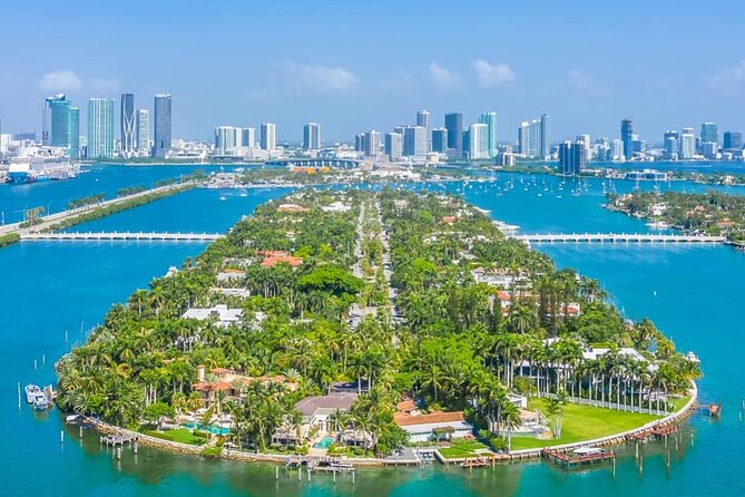 40-Minute Private Luxury Miami Beach Airplane Tour - Venetian Islands and Palm Island: private docks and estate-home variety