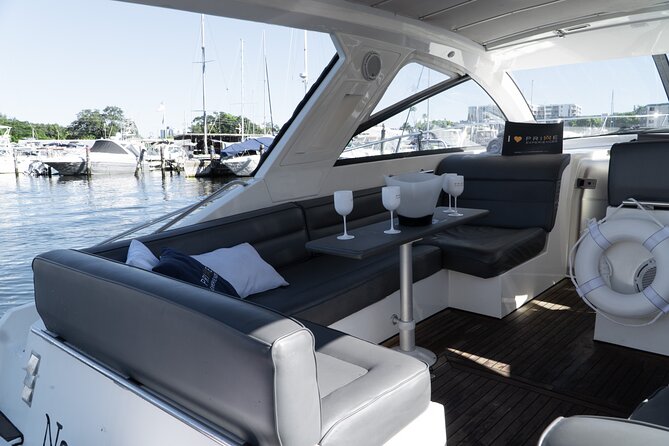 40' Sealine Cruise with Captain and Stew - Food, champagne, and keeping it low-stress