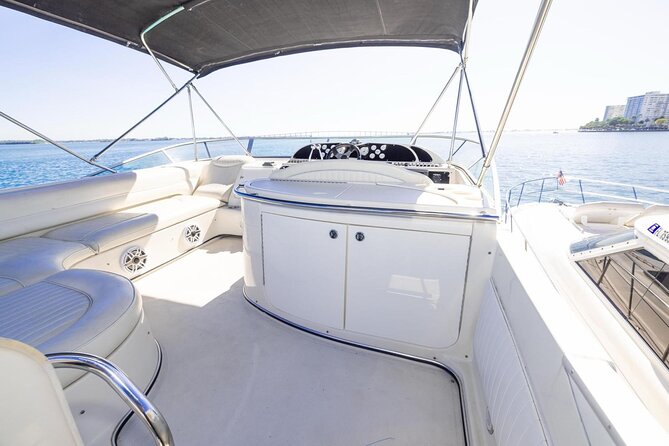 50ft Miller Blue | Miami Yacht Rental | 3 to 6 Hours | 13 Ppl - Price and the real total cost: the $199 rate plus on-site charges
