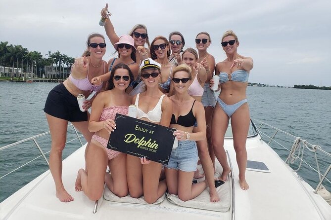 52' Yacht Rental in Miami Beach with Experienced Captain - Wildlife spotting and water play, dolphins and manatees included