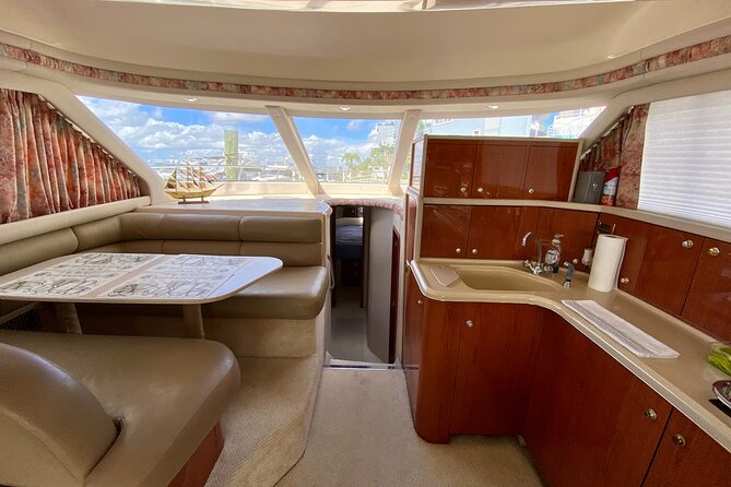 52' Yacht Rental in Miami Beach with Experienced Captain - Crew matters: U.S.C.G. safety focus and a captain named Oscar