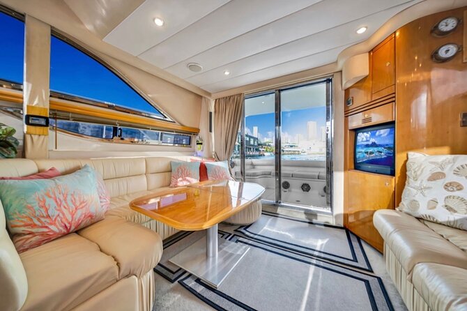 55ft + FREE HOUR Miami Yacht Rental 3 to 6 Hours 13 People - Miami River cruise: the quick warm-up you will probably love most