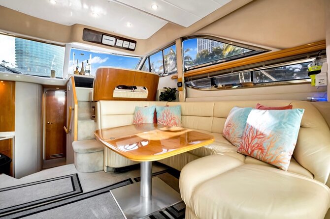 55ft + FREE HOUR Miami Yacht Rental 3 to 6 Hours 13 People - Price and the fees you must budget for