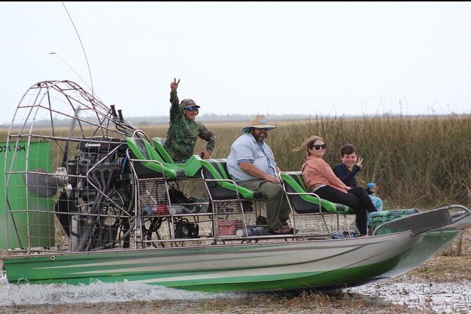 60 Minutes Small Group Everglades Airboat Ride in Miami - The Guide Is the Real Upgrade (Jay, Daniel, Wyatt, Jake, Captain Hank)