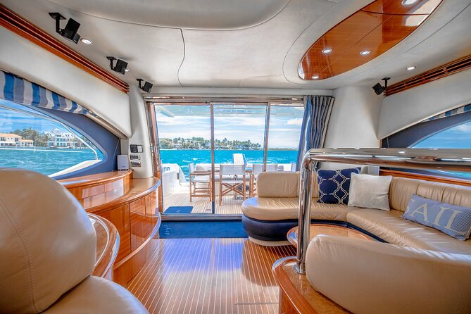 62' Azimut Yacht Charter - How the route works: Key Biscayne to Miami downtown views