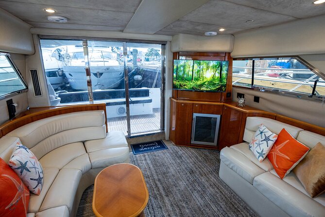 70ft + Free Hour | Miami Yacht Rental | 3 to 8 Hours | 13 ppl - Where You Meet and How Getting Aboard Works