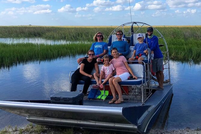 90 Minute Miami Everglades Semi Private Airboat Tour - River of Grass airboat basics at the Everglades Wildlife Management Area