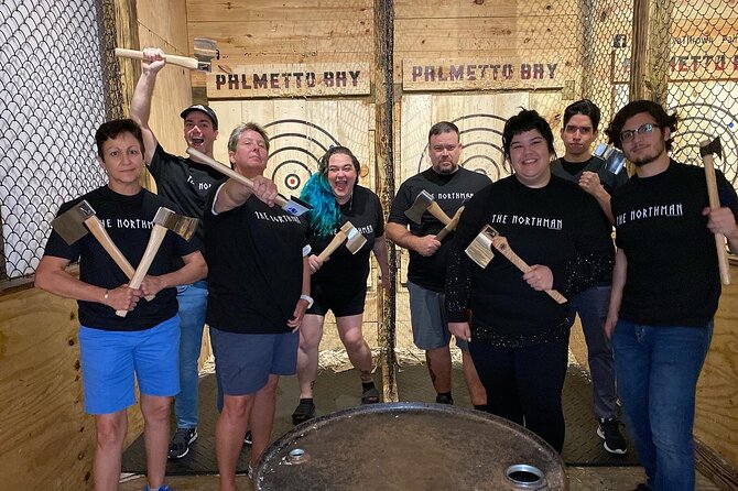 Axe Throwing Axeperience 90 Min - What the Games Feel Like, Plus the Music and Drinks