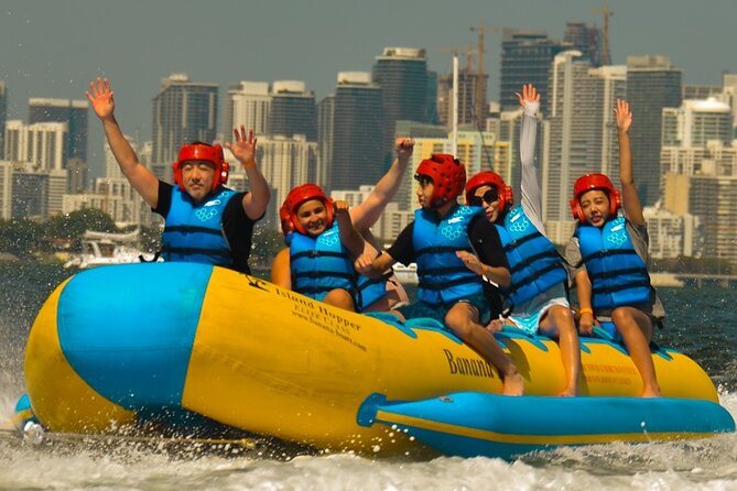 Banana Boat Tubing Ride with Miami Watersports - Banana Boat Basics in Miami: Fast Tow, Short Timing, Big Fun