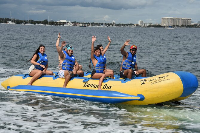 Banana Boat Tubing Ride with Miami Watersports - The Great Big Mable HD Ride: What It’s Like to Hold On