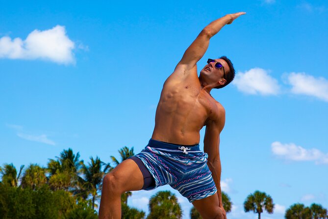 Beach Yoga & Tea Experience on South Beach - Level 1 to 3 options, and why that matters on the beach