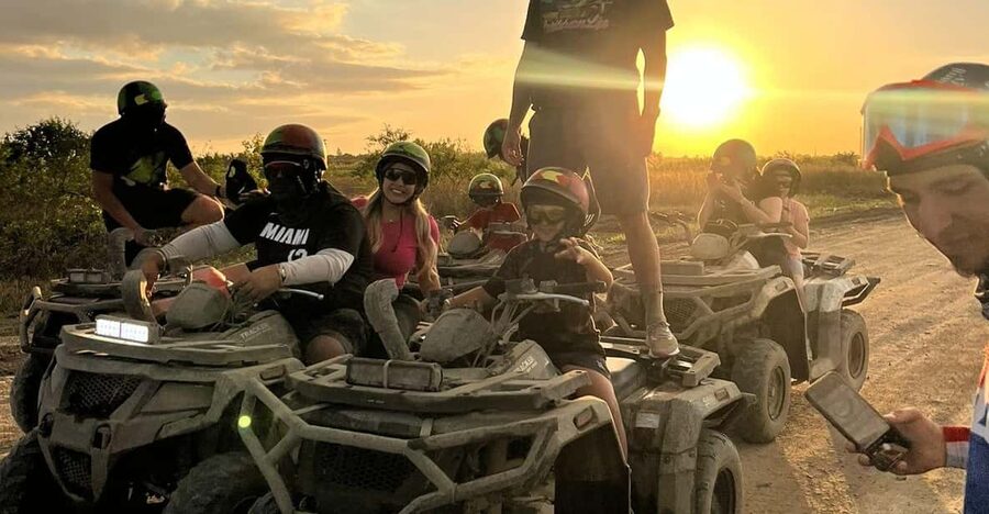 Best-Selling Miami ATV: Day or Night Ride w/ FREE Pics+Video - Automatic ATVs, helmets, and the safety briefing that sets the tone
