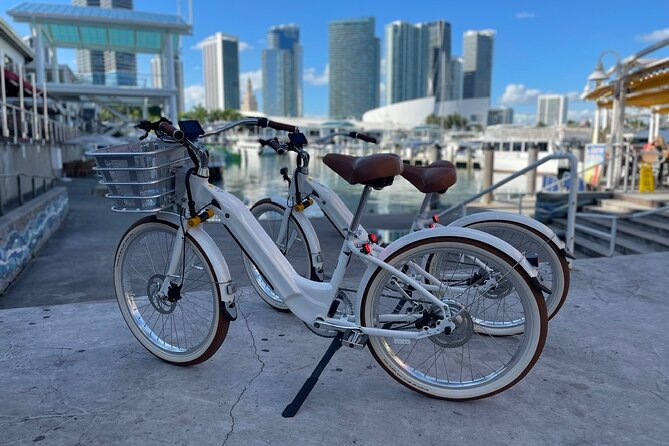 Electric Bike Rental Miami Beach - Crossing the Miami River Bridge for Skyline and Bay Views