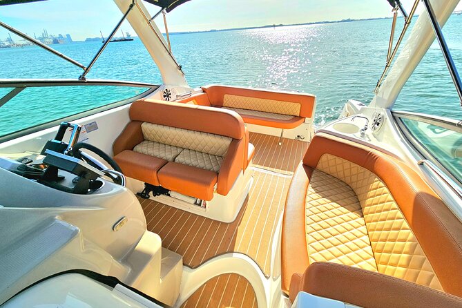 Explore Miami in Style: Private Boat Cruise Tour with Captain - PortMiami at close range, plus what you gain by seeing ships from water