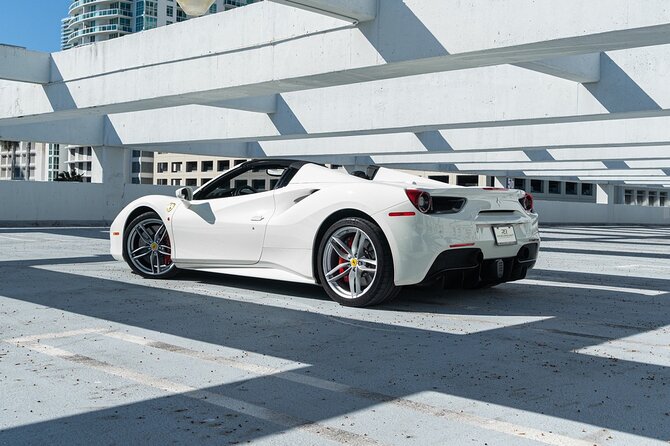 Ferrari 488 Spider - Supercar Driving Experience Tour in Miami, FL - Price and Value: What You Pay, and What You Must Budget