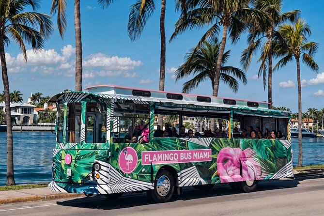 Flamingo Bus Miami Tours | Miami's Only Open-Air Trolley! - Art Deco District on Ocean Drive and Collins Avenue