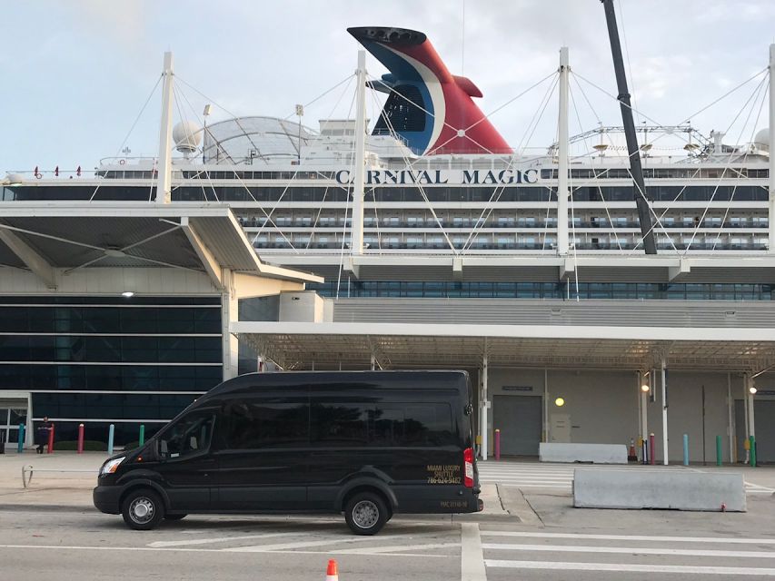 Ft. Lauderdale Airport Shuttle to Miami Port/Hotel Van14pax - Inside the Van: Space, Luggage Rules, and Comfort for Groups