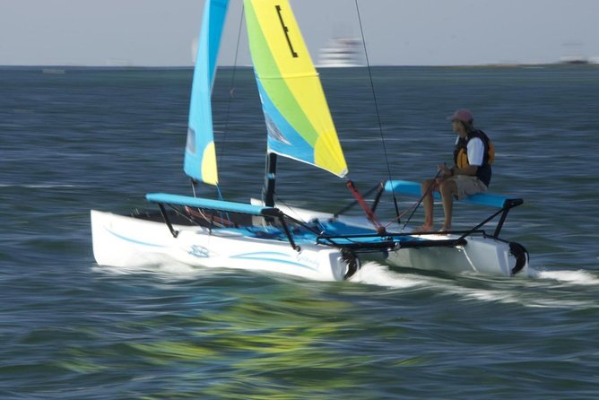 Hobie Cat Sailing with Miami Watersports - What your sailing hour looks like on Biscayne Bay