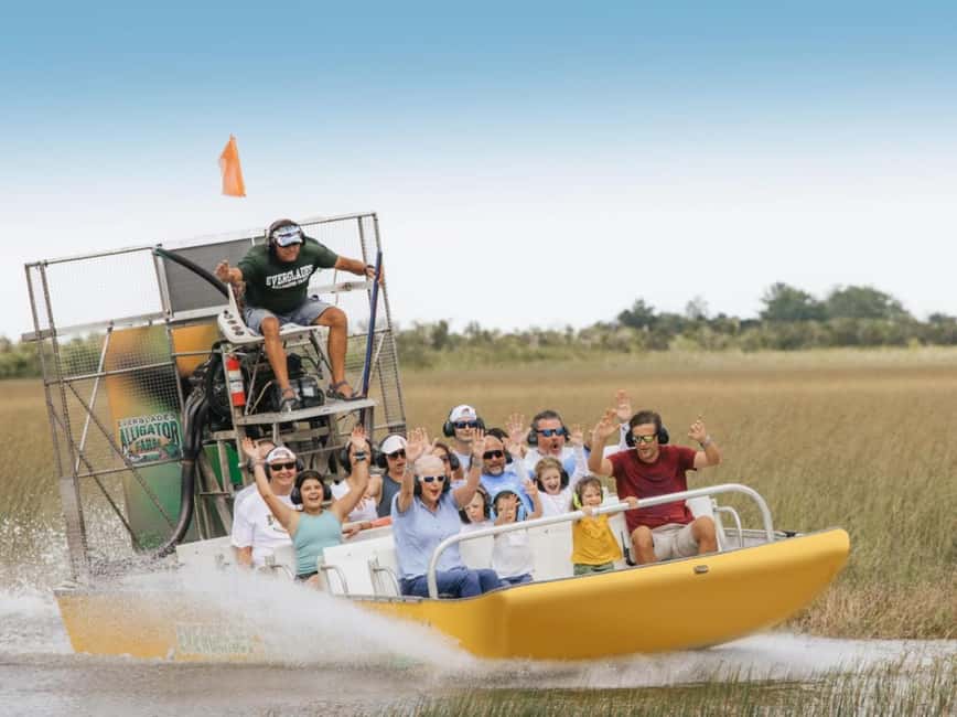 Homestead: Everglades Alligator Farm Entry and Airboat Ride - Feeding Demos and Handling Shows, What You Learn in Real Time