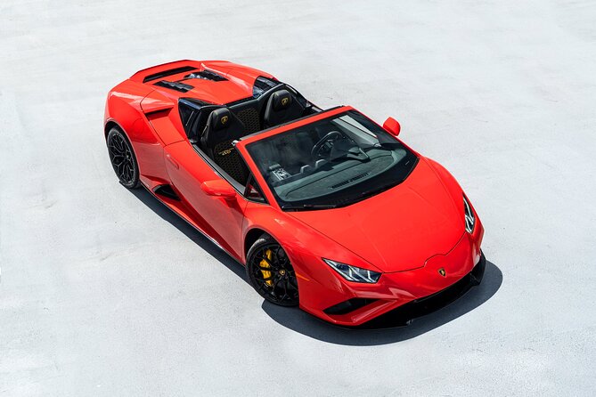 Lamborghini Huracan Spyder - Supercar Driving Experience in Miami - What happens during the one-hour drive, start to finish