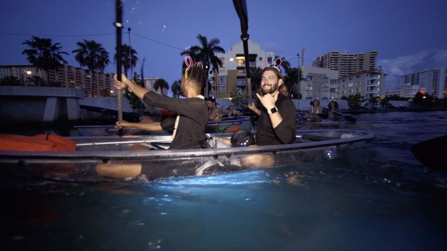 Lighted Clear Kayaks at Night w/ Champagne in Miami Beach - Key things I’d circle before you book
