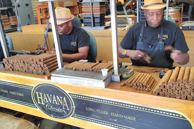 Little Havana Tour Abuela Cafe's Local Arts Hidden Gems Cubanos - Guantanamera Cigars: watching craft while music and dancing run in the background