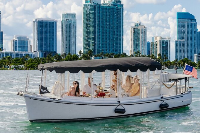 Luxury Shared Miami River E-Boat Cruise with Wine and Charcuterie - Key things to know before you go