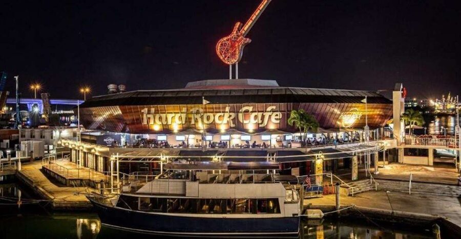 Meal at Hard Rock Cafe Miami at Biscayne Marketplace - The Hard Rock memorabilia and Rock Shop bonus you should actually use