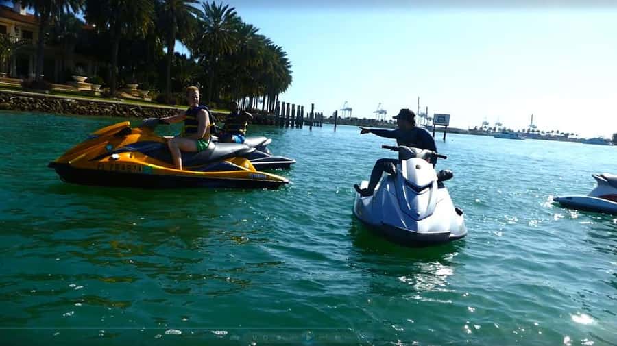 Miami: 1-Hour Jet Ski Tour - Entering the Miami water zone from Key Biscayne