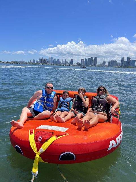 Miami: Adventure Cruise with Jetski, Tubing, and Drinks - Jet Skis for the Adrenaline: Zipping Runs With a 300 lb Rider Limit
