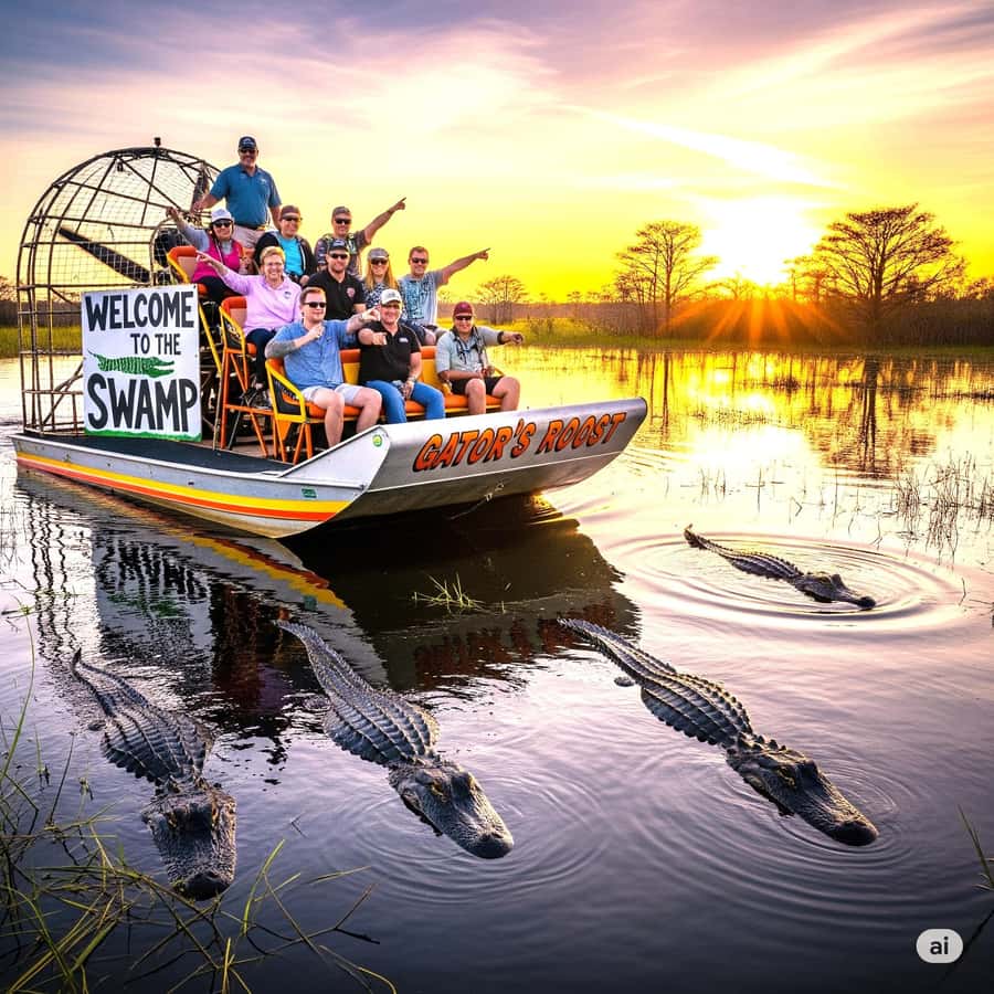 Miami: Alligator Spotting Airboat with Pick-Up/Drop-off - From Shallow Waters to Wildlife Sightings: How the Airboat Portion Works