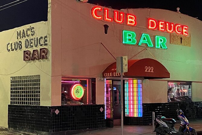 Miami Beach Bar Tour: Art Deco & Neon Lights by Local Historian - Stop 2: Mac’s Club Deuce and the Pop Culture Stories Inside Old Walls