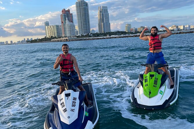 Miami Beach Jet Ski Rental with Boat Ride - Your time on the water: coaching, pace, and Miami views