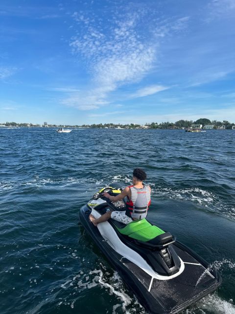 Miami Beach Jetskis + Free Boat Ride - Jet ski riding on the same Miami Beach waterways