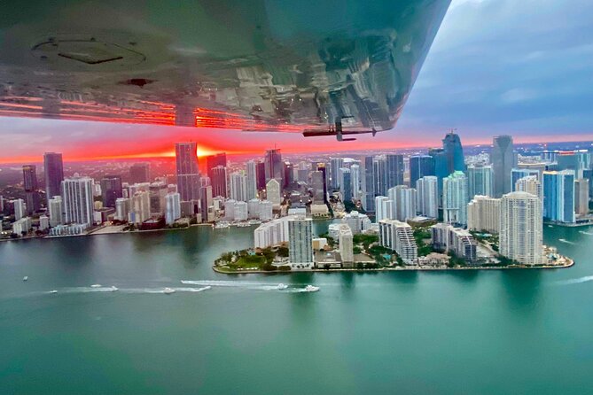 Miami Beach: Luxury Private 50-min Airplane Tour - Outbound over South Miami, Biscayne Bay, and Key Biscayne