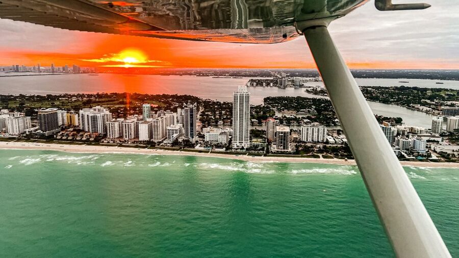 Miami Beach: Romantic Sunset Flight with Champagne - Key Highlights You Get With This Miami Sunset Flight