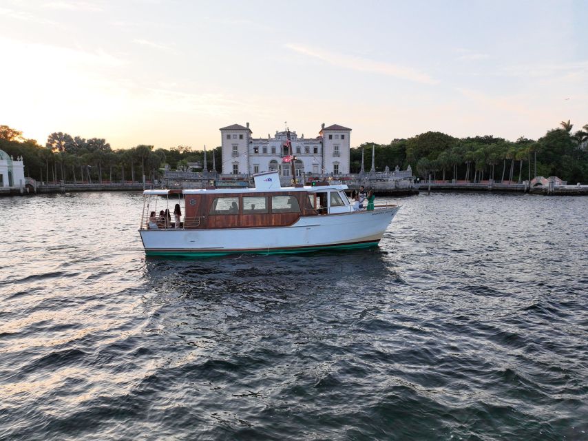 Miami Beach: Vizcaya Sunset Cruise Includes Food and Drink - Key things to know before you go