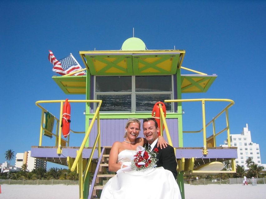 Miami: Beach Wedding or Renewal of Vows - Rose bouquet, champagne toast, and 50 photos that actually help