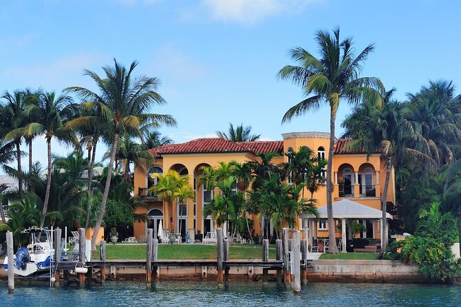 Miami Boat Tour - Celebrity Homes & Millionaire Mansions - Watson Island and the story behind the waterfront rules