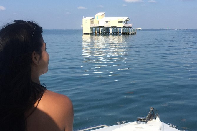 Miami Boat Tour, Haulover Sandbar, Raccoon Island and more - Stop 3: Haulover sandbar for shallow water and floating-mat time