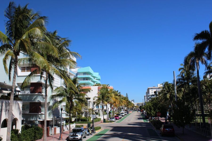 Miami : Bus, Boat & Walking Tour the Ultimate City Discovery - Key Biscayne: the skyline shot under the bridge