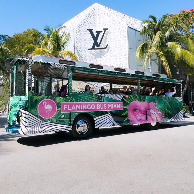 Miami Bus Tour Flamingo Open Air Trolley Bus Tours City Tour - Getting Oriented Fast on Miami Beach’s 16th Street Start