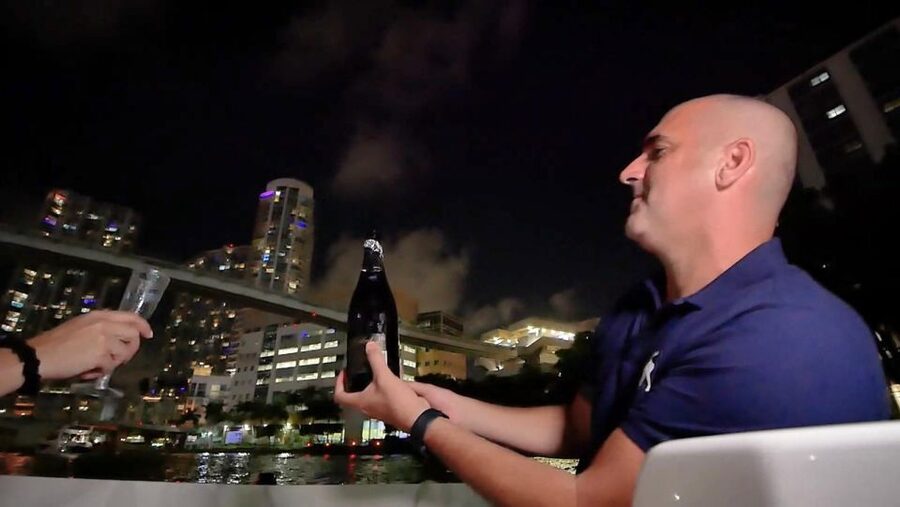 Miami: BYOB Day, Sunset or Night Private Boat Tour - Entering the marina scene and meeting your captain
