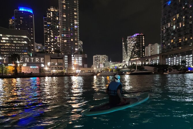 Miami City Lights Night SUP or Kayak - Entering the Miami River from 122 NW N River Dr