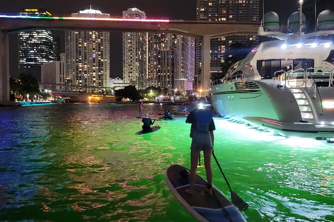 Miami City Lights Night SUP or Kayak - The 2-hour evening route where Miami looks brand new