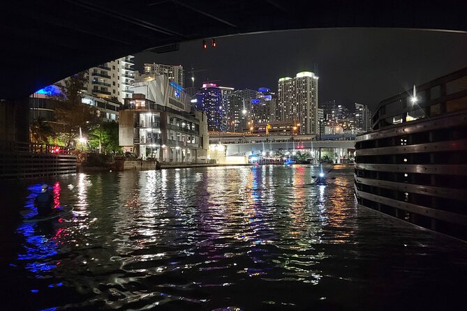 Miami City Lights Night SUP or Kayak - Glowing LED kayaks and the magic of reflections