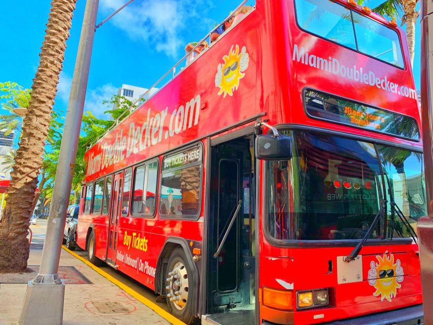 Miami: Double-Decker Bus Tour with Optional Boat Cruise - Art Deco Historic District: spotting style without homework